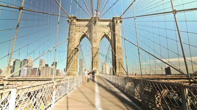 New York City Brooklyn Bridge
Time lapse of the Brooklyn bridge in New York City.