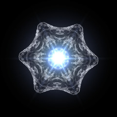 Fototapeta premium Macro Snowflake