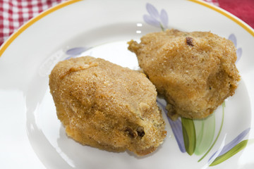 breaded breast chicken baked in oven