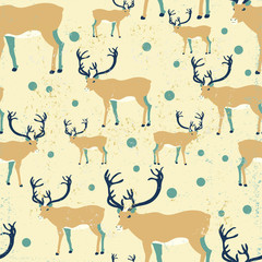 deer seamless pattern