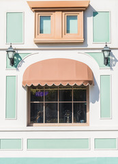 window pattern vintage style