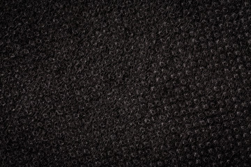 Black plain fabric, textile