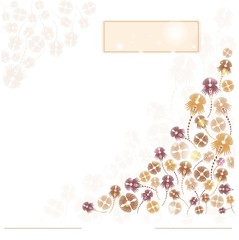 flower background with floral pattern