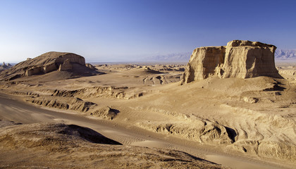 Kaluts sand castles, Iran.