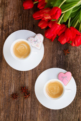Valentines day coffee