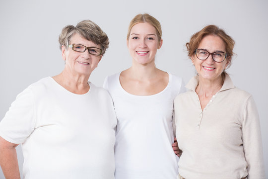 Grandmother With Daughter And Grandchild