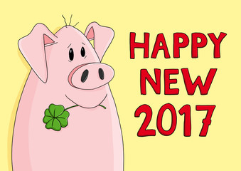 Neujahr - Happy New 2017