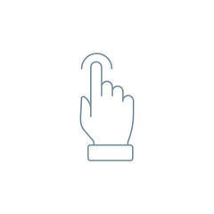 Multi touch, hand, finger, gesture icon