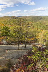 Naklejka premium Granite Trail and View from Bear Mountain