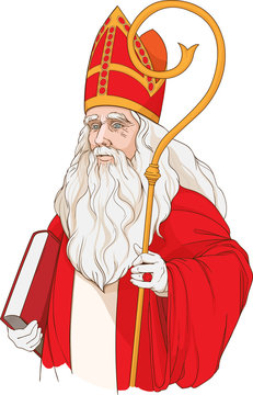colorful image of santa claus