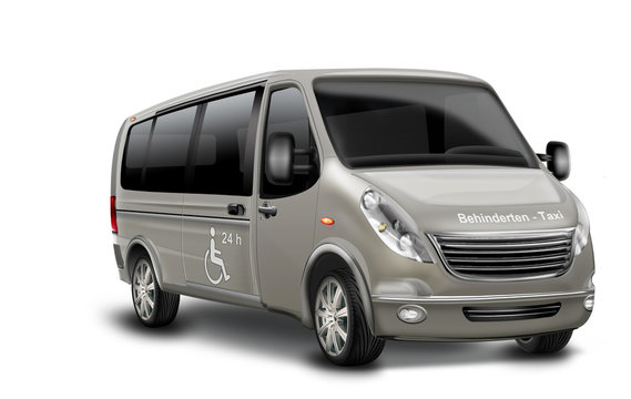 Kleinbus, Behindertentaxii, freigestellt