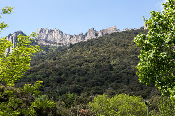 Peyrepertuse castle in  French Pyrenees
