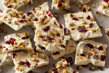 Festive White Chocolate Holiday Bark