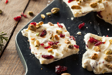Festive White Chocolate Holiday Bark