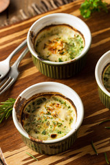 Cream Egg Bake in Ramekin