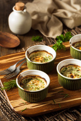 Cream Egg Bake in Ramekin