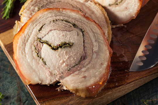 Homemade Rolled Porchetta Roast