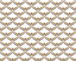 seamless golden scale geometry pattern bg