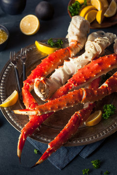 Cooked Organic Alaskan King Crab Legs