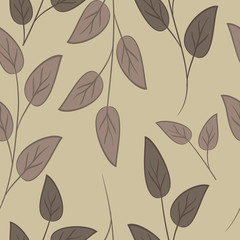 abstract leaf pattern