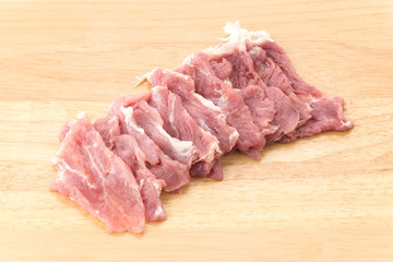 slice pork