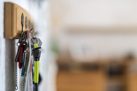 Keys on keyboard