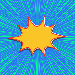 Comic speed line background