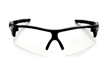 bicycle sport sunglasses on white
