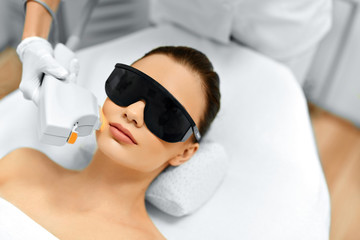Skin Care. Face Beauty Treatment. IPL. Photo Facial Therapy. Ant