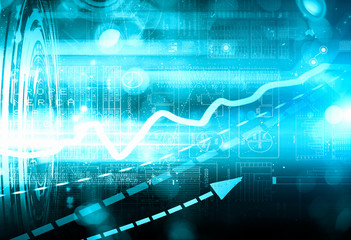Business digital background