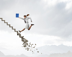 Up the career ladder overcoming challenges