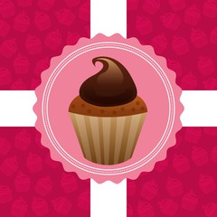 delicious cupcake design 