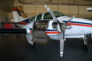 Airplane In for Repair