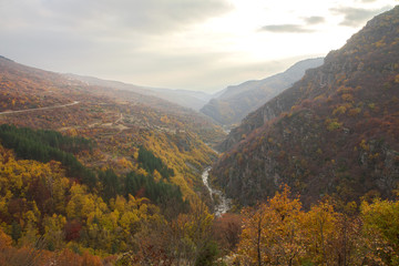 Mountain autumn landscape