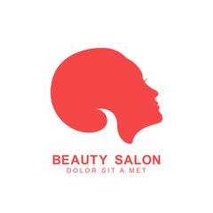 beauty salon logo template