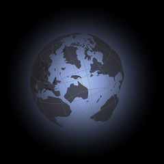 Globe concept background vector