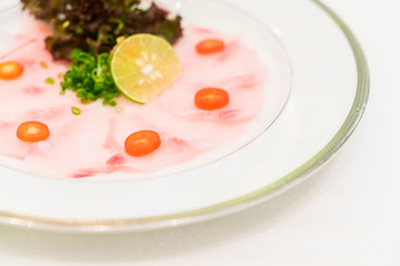 Carpaccio fish