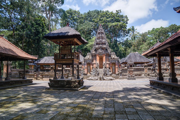 Fototapeta premium Balinese temple in Ubud Sacred Monkey Forest on Bali