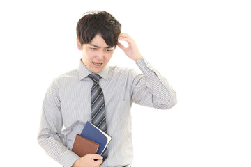 苦悩するビジネスマン