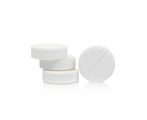 Pill isolated on white background