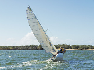 Fototapeta premium Racing Yacht