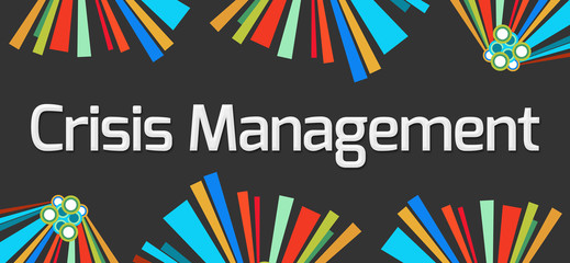 Crisis Management Dark Colorful Elements 
