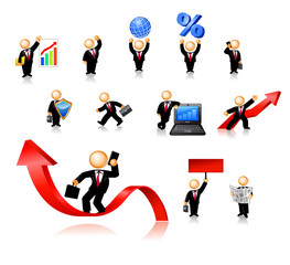 Businessmen Icon Set