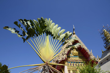 Tempel und Buddhastatuen in Thailand