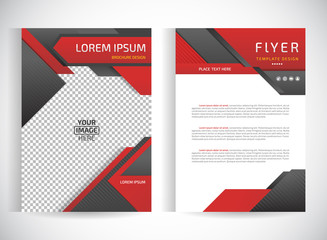 Abstract vector modern flyers brochure / annual report /design templates / stationery with white background in size a4