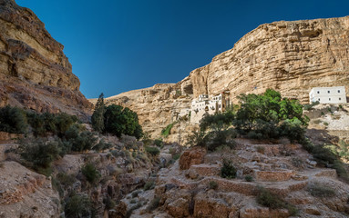 Fototapeta na wymiar St. George's Monastery, Wadi Qelt 