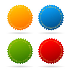 Star seal certificate icon