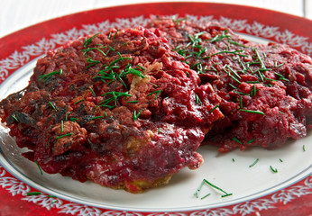 Beet Fritters