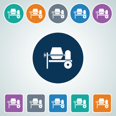 Icon Of Cement Mixer
