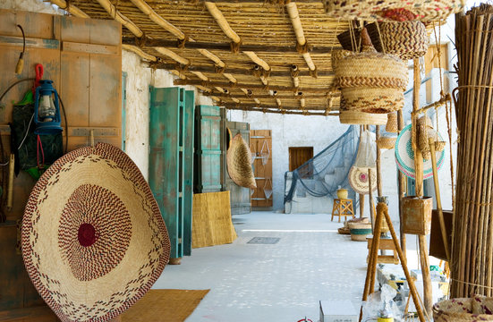 Qatar, Doha, Local People And Handicraft In The Souq Wakif In The Old City Center